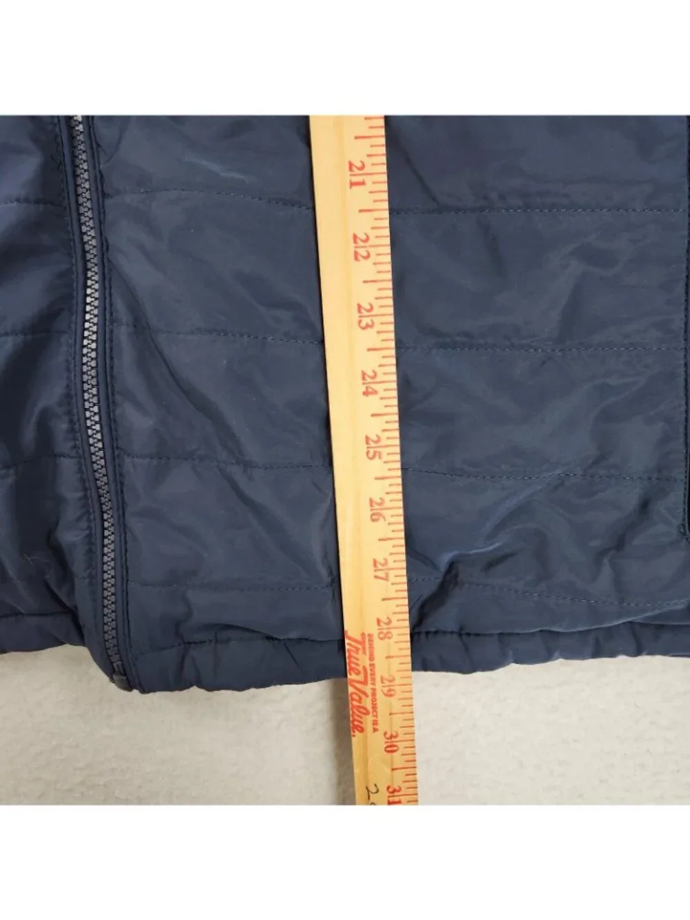 Banana Republic Vest Mens XXL Blue Quilted Full Zip Lined Puffer Classic Outdoor